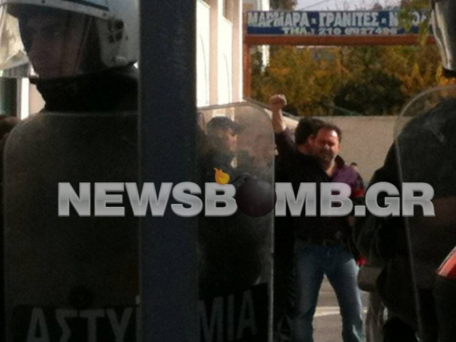 ΜΑΤ και επεισόδια στην κατάληψη της ΓΕΝΟΠ