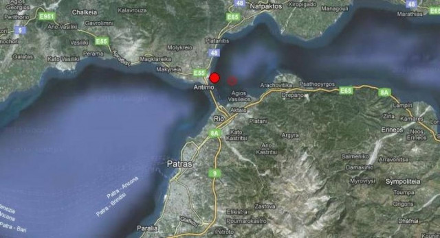 Σεισμική δόνηση στο Αντίρριο