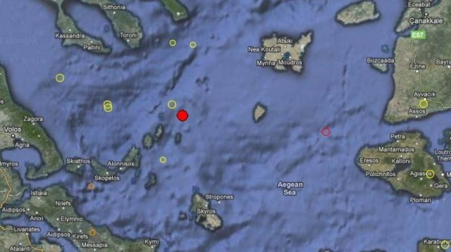 Σεισμός 4,1 Ρίχτερ στο Βόρειο Αιγαίο