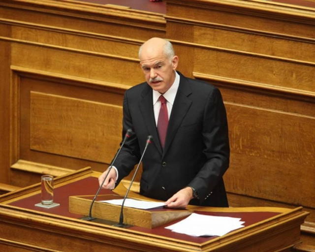 Λεπτό προς λεπτό η ομιλία Παπανδρέου για τον προϋπολογισμό