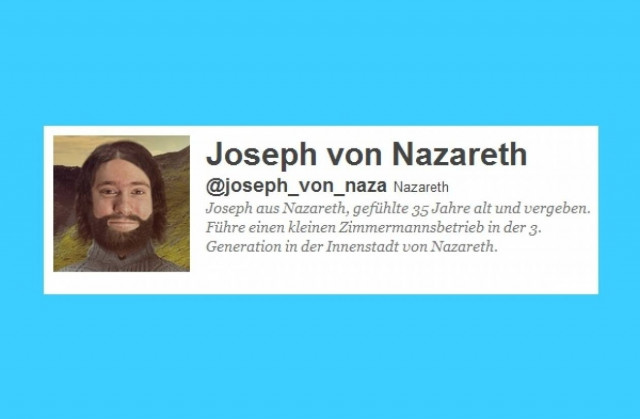 Ο Ιωσήφ προανήγγειλε τον ερχομό του Χριστού στο tweeter