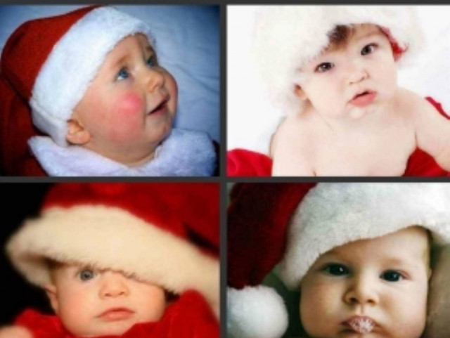 Τα πιο γλυκά μωρά - Άη Βασίληδες!