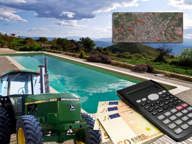 Αγρότες με εισόδημα 132 ευρώ και πισίνες!