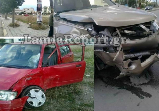 Σφοδρή σύγκρουση στη Λαμία