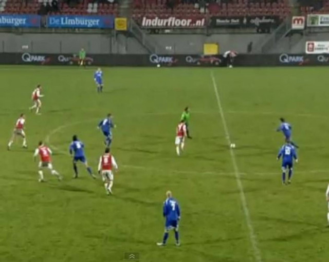 Γκολ με σουτ από τη σέντρα