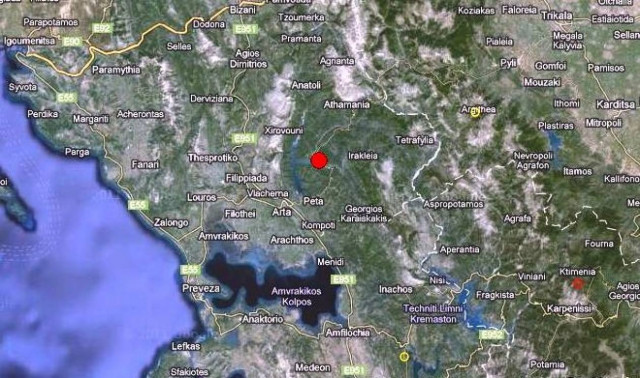 3,5 Ρίχτερ στην Άρτα