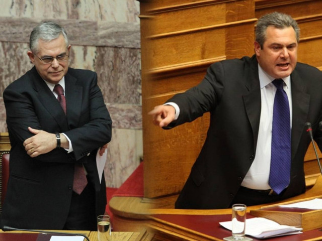 Λάβρος ο Καμμένος εναντίον Παπαδήμου