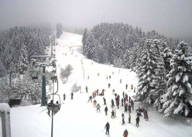 «Φωτιά» στις πίστες του Χιονοδρομικού Κέντρου Πηλίου