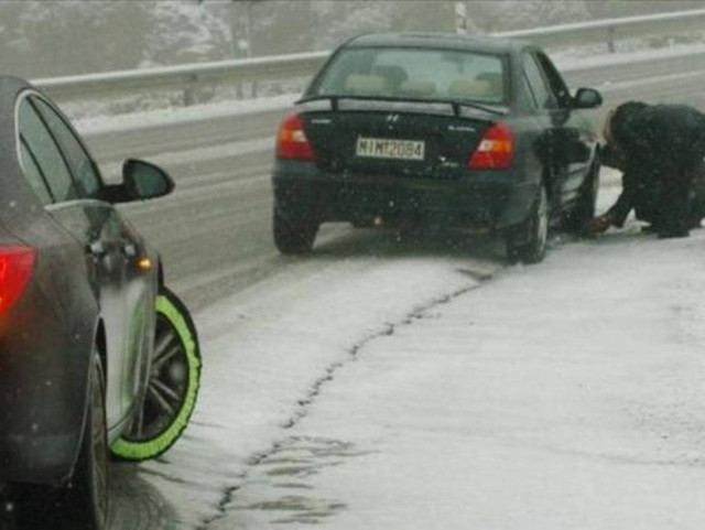 Δείτε που χρειάζονται αλυσίδες στους δρόμους