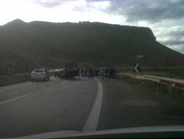 Καραμπόλα οχημάτων  στο Ηράκλειο