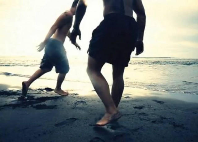 Break dance σε αργή κίνηση