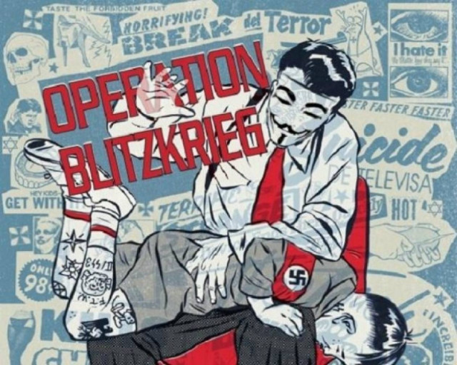 Συνεχίζεται ο πόλεμος Anonymous - Νεοναζί στη Γερμανία