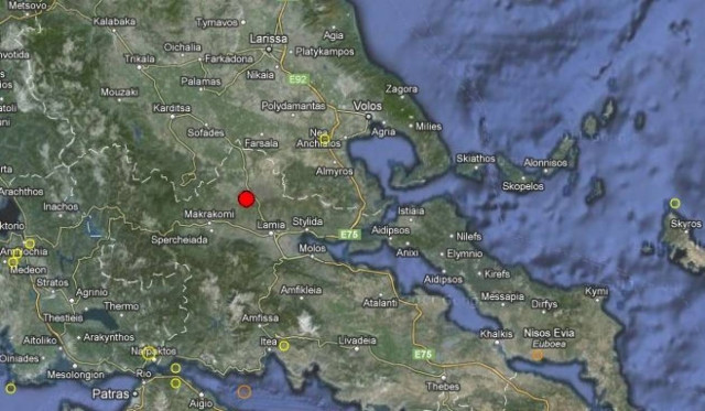 3,7 Ρίχτερ στη Λαμία