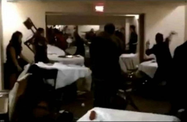 Άγριο «ξύλο» σε εστιατόριο την παραμονή της Πρωτοχρονιάς