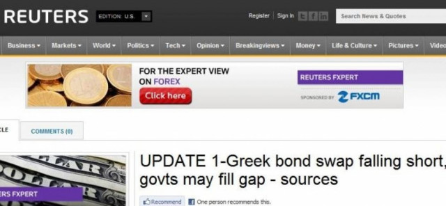 Reuters: «Χωλαίνουν οι διαπραγματεύσεις για το PSI»