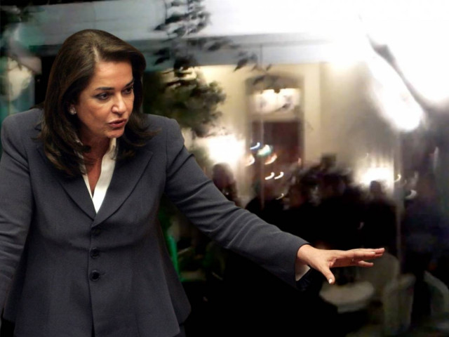 Γιαούρτια και πέτρες στην Ντ. Μπακογιάννη