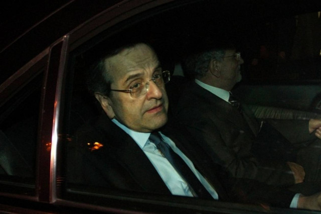 Σε εξέλιξη η συνάντηση Σαμαρά-Βεστερβέλε