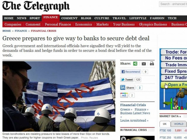 Daily Telegraph: Εντός της εβδομάδος η συμφωνία για το PSI