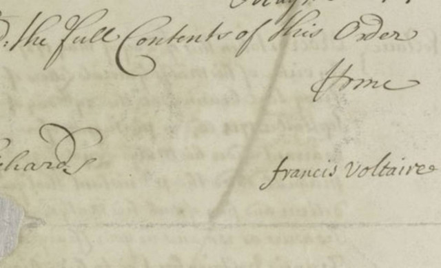 Στο «φως» δεκατέσσερις επιστολές του Βολταίρου