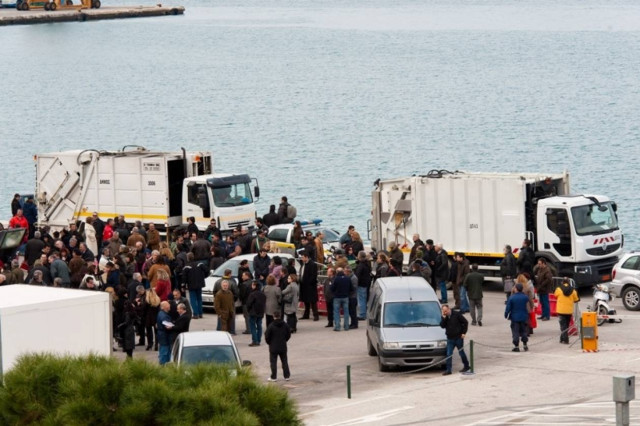Ένταση στο λιμάνι της Πάτρας
