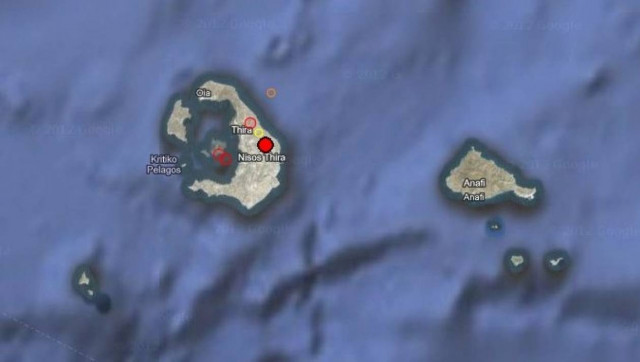 Μικροσεισμός στη Σαντορίνη