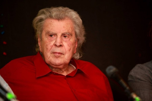 Συνάντηση Μίκη Θεοδωράκη με Μπουτάρη