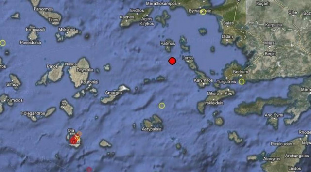 Σεισμική δόνηση στα Δωδεκάνησα