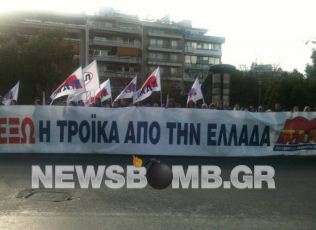 Το ΠΑΜΕ «ξύπνησε» την Τρόικα