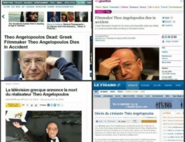 Ο θάνατος του Θεόδωρου Αγγελόπουλου στα διεθνή μέσα