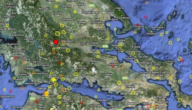 4,0 Ρίχτερ στο Καρπενήσι