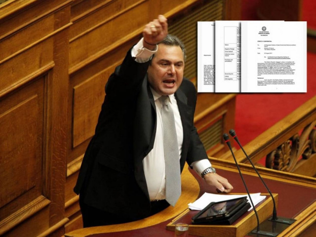 Π. Καμμένος: «Έχετε ήδη υπογράψει σε αγγλικό δίκαιο»