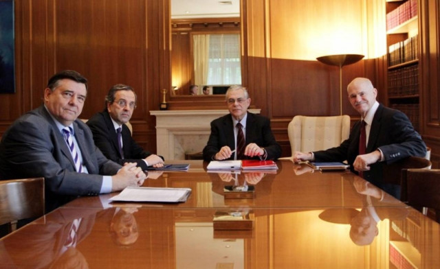 Αρχηγοί προς Παπαδήμο: Μην κάνεις πίσω σε τίποτα!