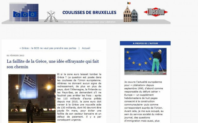 Libération: Κερδίζει έδαφος η πτώχευση της Ελλάδος