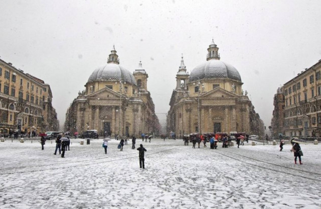 Το κύμα ψύχους παγώνει τη λιμνοθάλασσα της Βενετίας