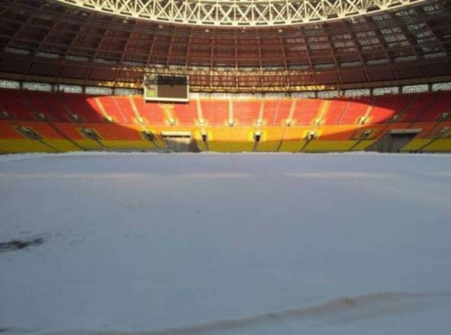 Λευκό τοπίο στο «Λουζνίκι»