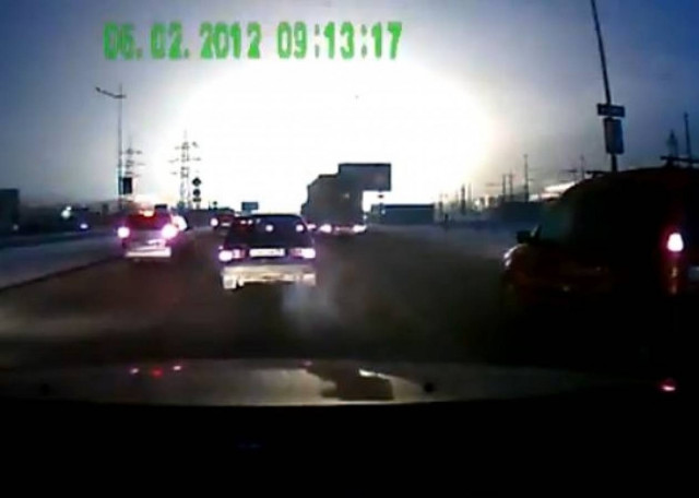 Οδηγός κατέγραψε τυχαία τεράστια έκρηξη