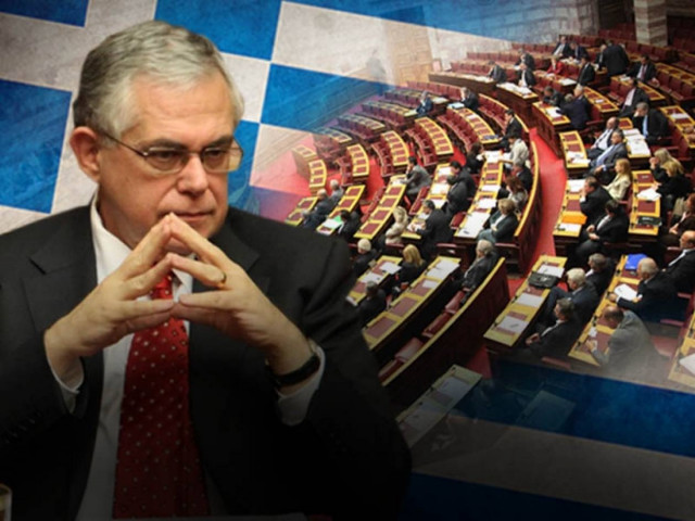 Λ.Παπαδήμος:Χρεοκοπία ίσον χάος και κοινωνική έκρηξη