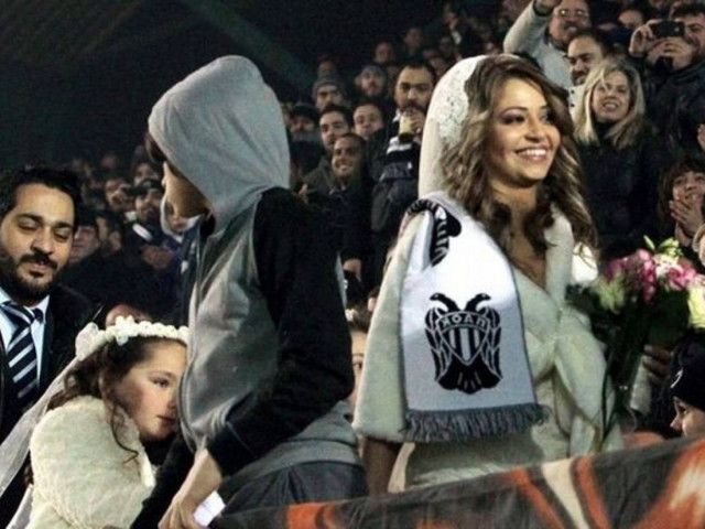 Αποθέωση για τη …«δικέφαλη» νύφη!