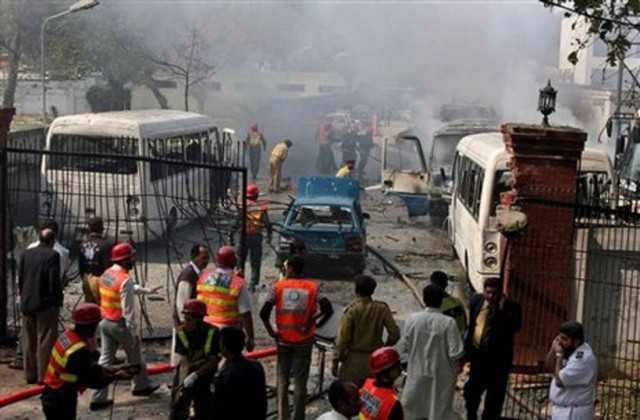 Βόμβα κρυμμένη σε τηλεόραση στο Πακιστάν