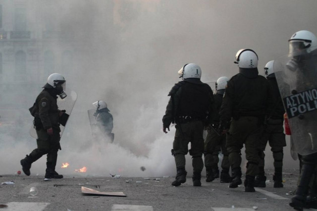 Έξι συλλήψεις από τα επεισόδια στη Θεσσαλονίκη