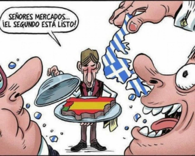 Οι Ισπανοί φωνάζουν «Ελλάδα, δεν είσαι μόνη σου!»