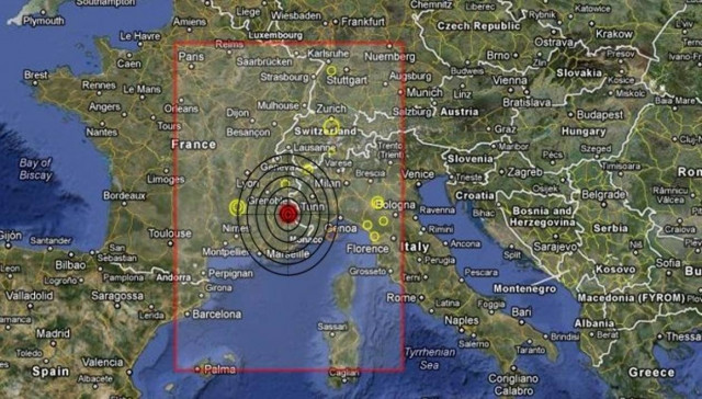 Σεισμός 4,8 Ρίχτερ στα σύνορα Γαλλίας – Ιταλίας
