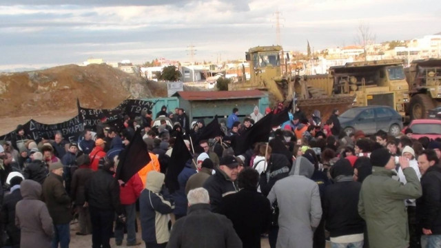 Ένταση στην Ευκαρπία για την κατασκευή του ΣΜΑ