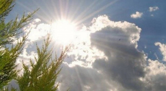 Λιακάδα και άνοδος της θερμοκρασίας