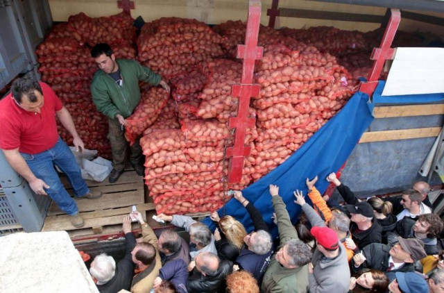 Πατάτες χωρίς μεσάζοντες στην Θεσσαλονίκη