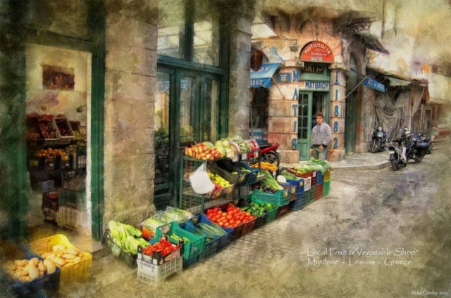 Μανάβικο στην Μυτιλήνη γίνεται καρτ ποστάλ στην Ιταλία!