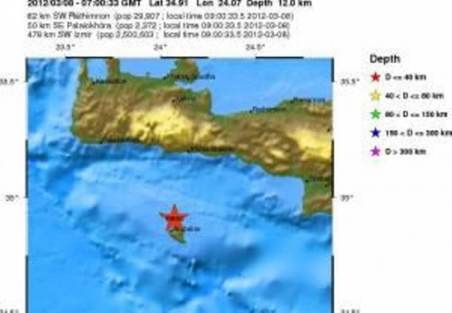 Δυο σεισμικές δονήσεις «ταρακούνησαν» τη Γαύδο