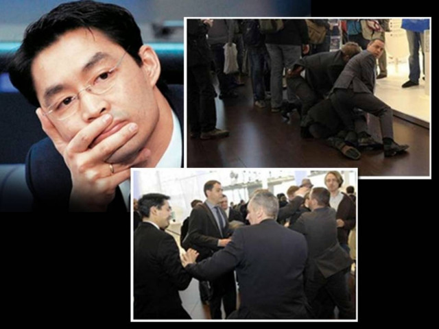 Πέταξαν τούρτα στον Ρέσλερ