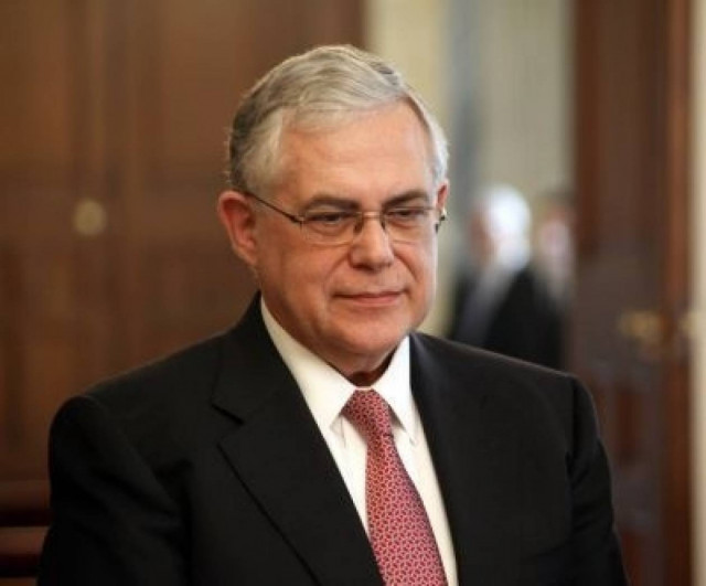 Συνάντηση του Λουκά Παπαδήμου με τον Αντώνη Παπαδημητρίου