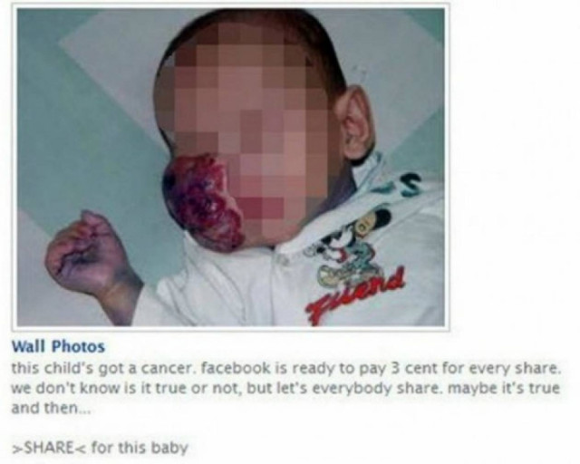 Η απάτη με τις φρικιαστικές φωτογραφίες άρρωστων μωρών
